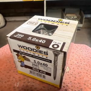 885.200 RVS Vlonder schroeven  Woodies 5 x 40 mm