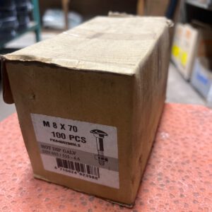 700.380 Pak Slotschroeven   8 x  70 mm (100)