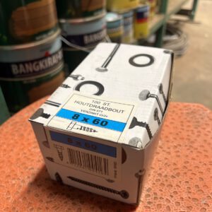 800.170 Houtdraaibouten  8 x  60 mm