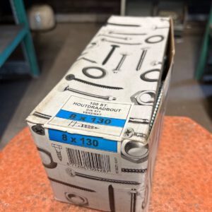 800.310 Houtdraaibouten  8 x 130 mm