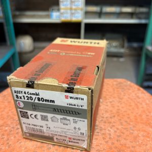 800.390 Pak ASSY Kombi Houtdraaibout  8 x 120 mm (75st)